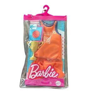 BARBIE KEN Clothing Basketball Player Career Fashion Pack Jersey Shorts New